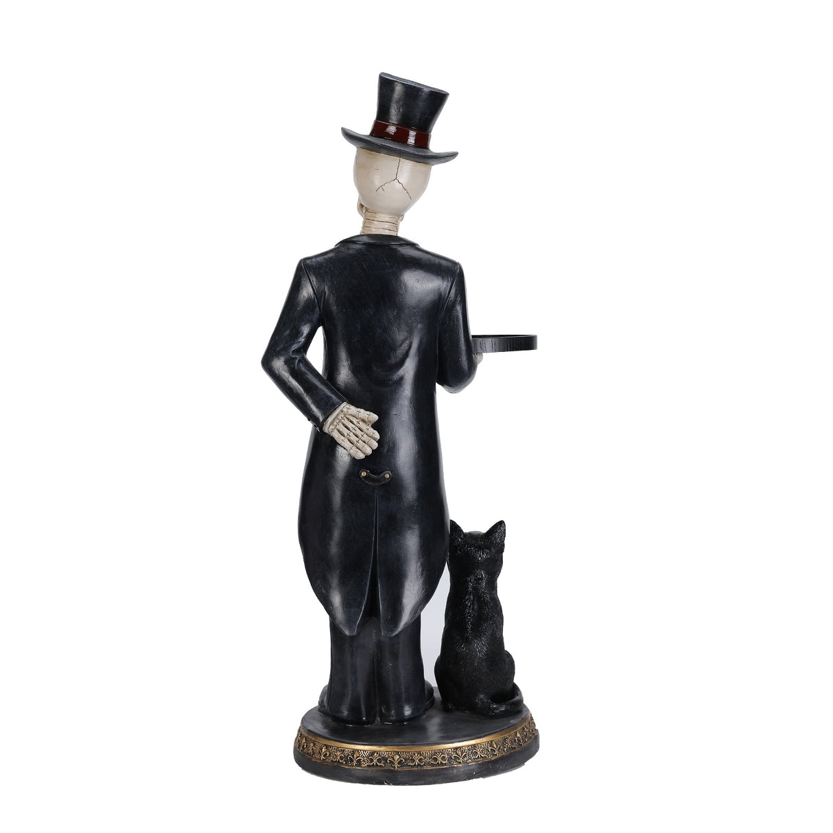 Halloween Skeleton Butler Floor Statue