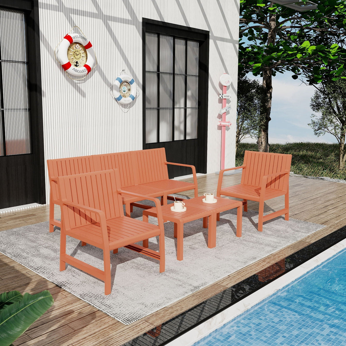 Waterproof Durable 2-Piece Outdoor Furniture Set