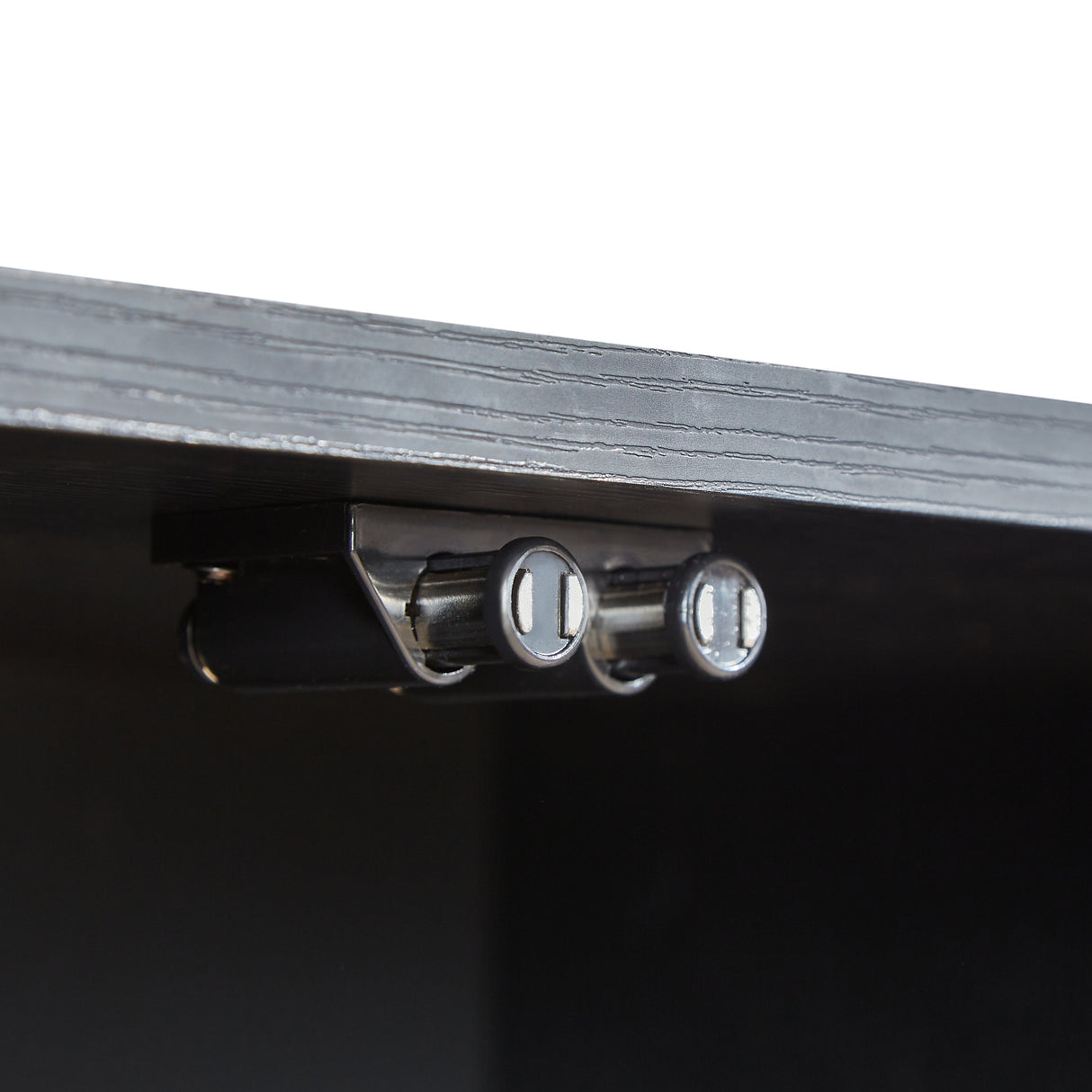 Modern 64-Inch Wavy TV Cabinet with LED Lights