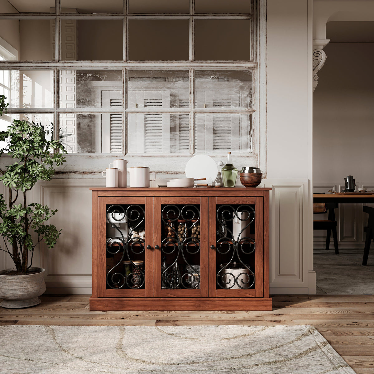 Morden Fort Sideboard Buffet Cabinet with Storage