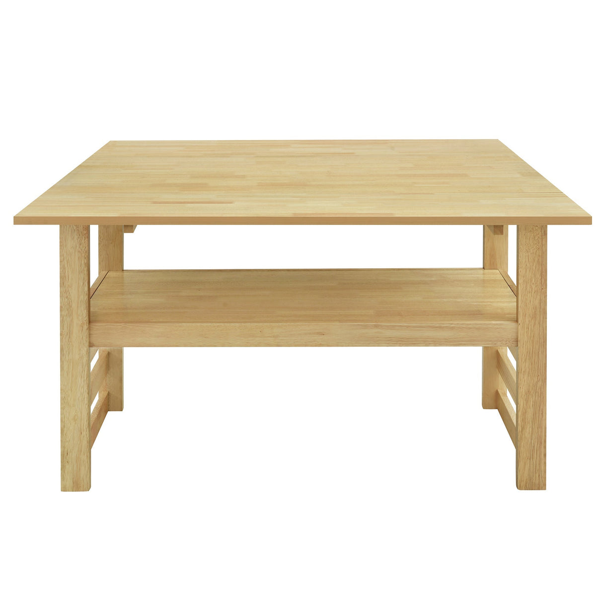 TOPMAX Modern 5-Piece Extendable Wood Dining Table Set