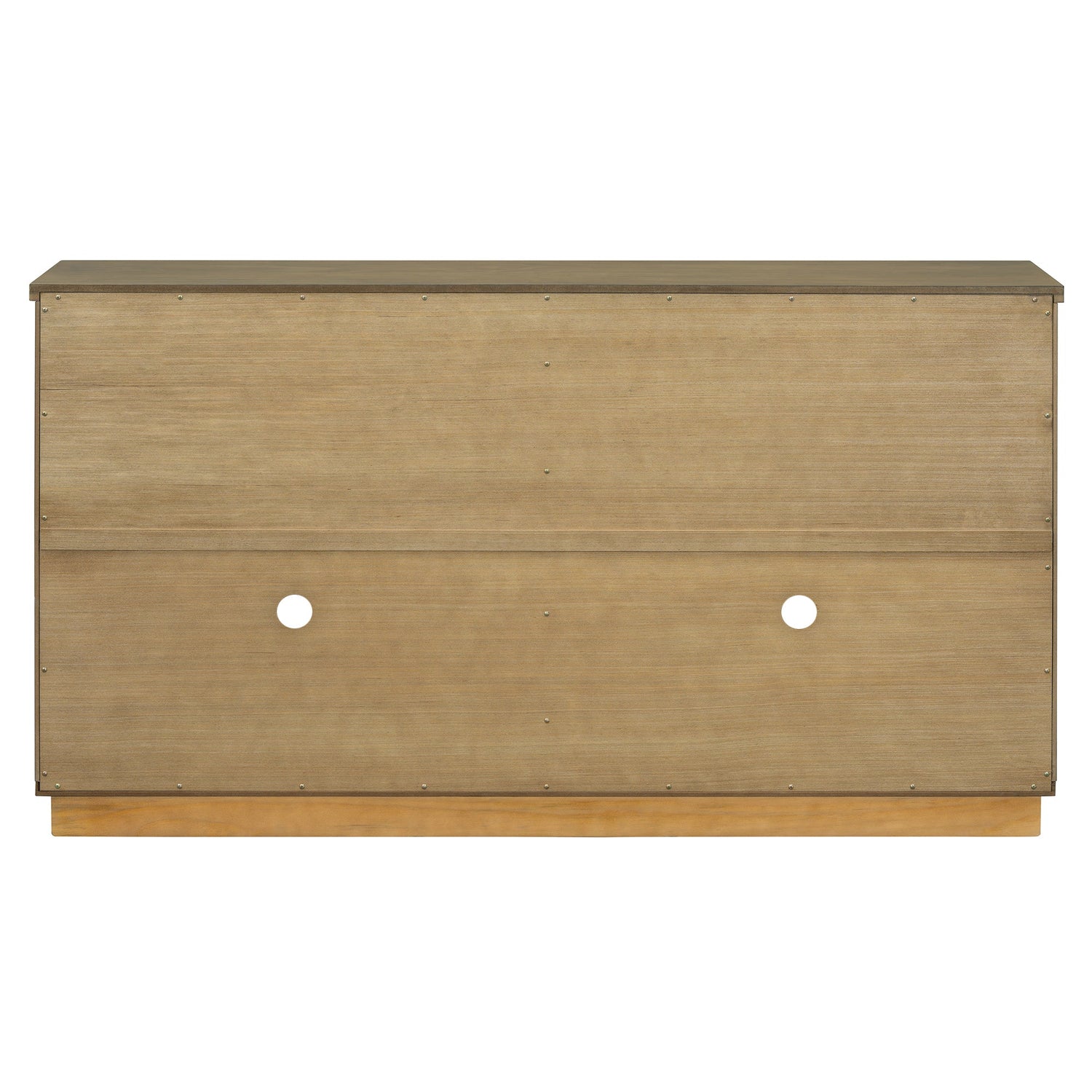 Arched Storage Cabinet with Glass Doors