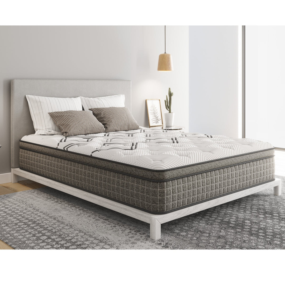 Cooling Copper Hybrid King Mattress with Euro-Top - 12.5 Inch