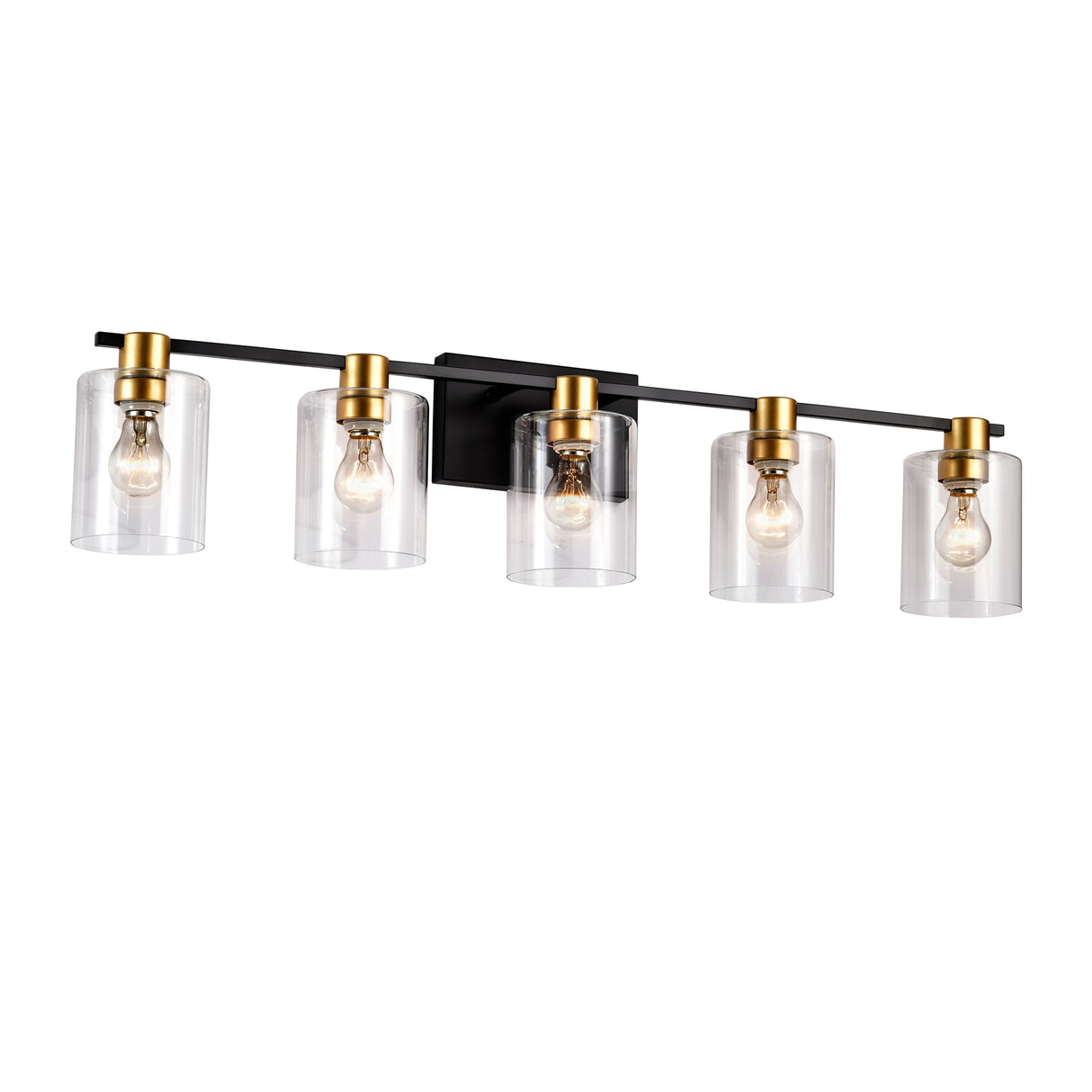 5-Light Matte Bathroom Lighting