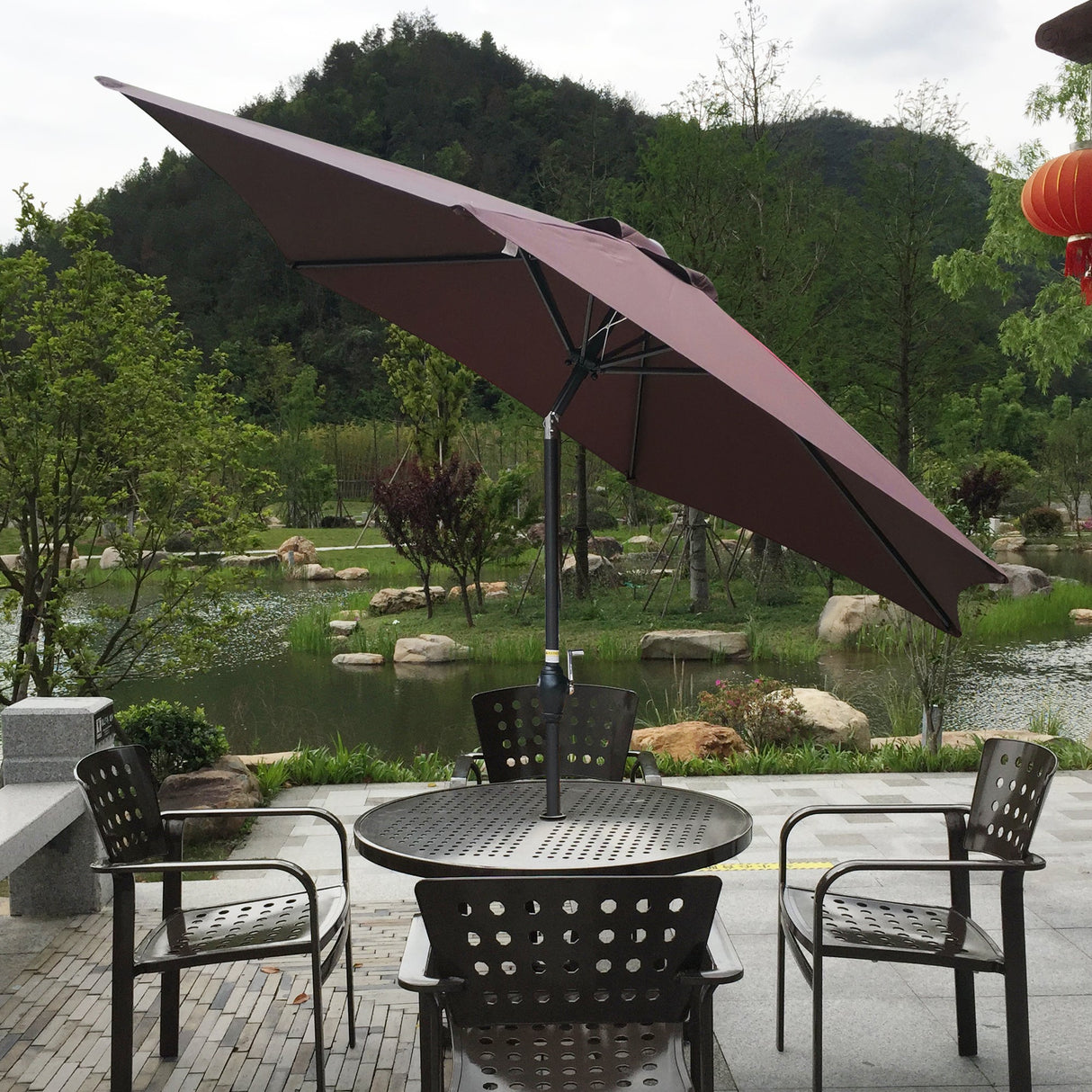 9FT Umbrella Chocolate
