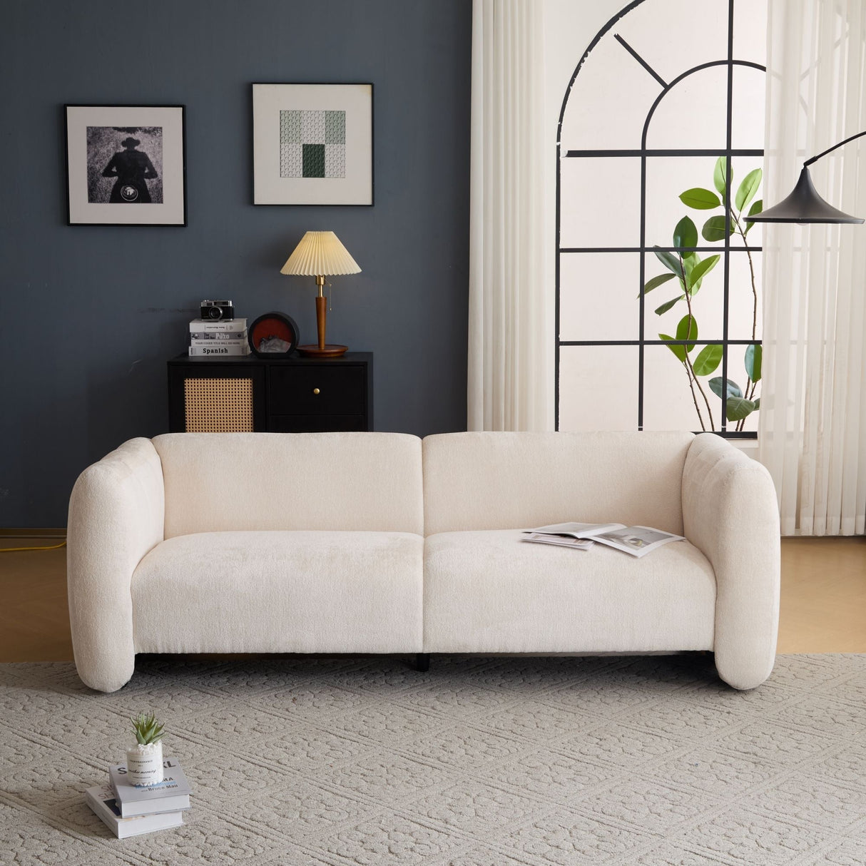 Tonson 3 Seater Sofa, Wave Design