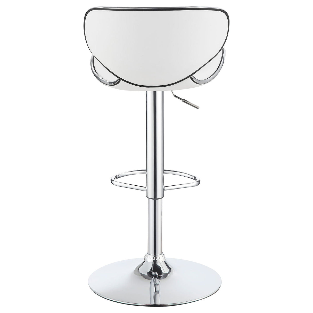 Edenton - Upholstered Adjustable Bar Stool (Set of 2) - White