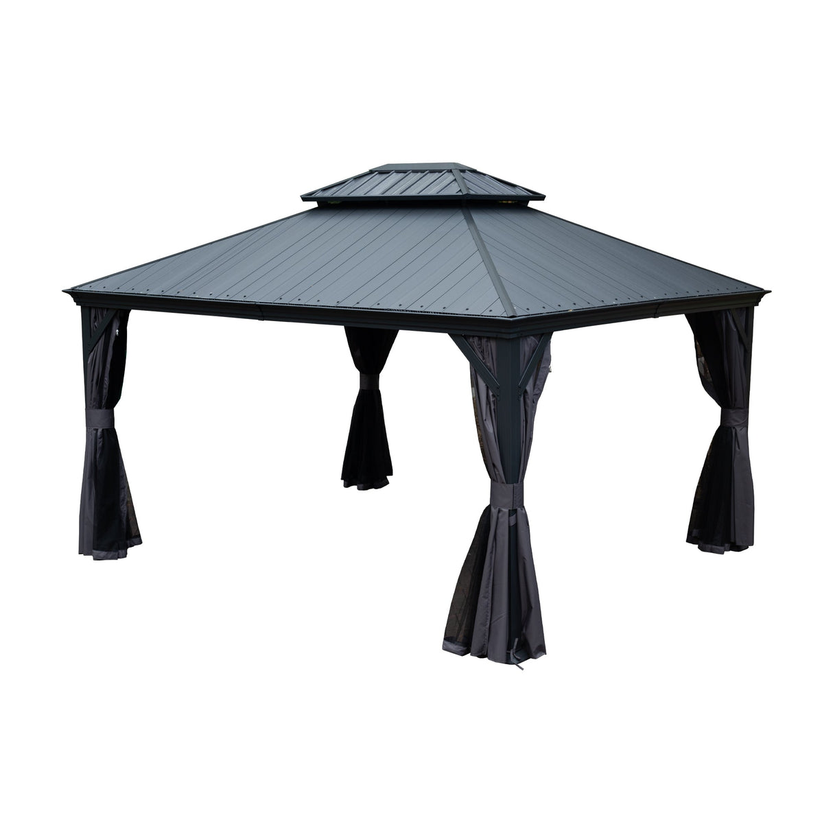 10'x12' Hardtop Gazebo with Resin Roof