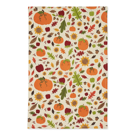 DII-Assorted-Fall-Decorative-Dishtowel-Set/2,-Pumpkin-Spice-DISHTOWEL-SET