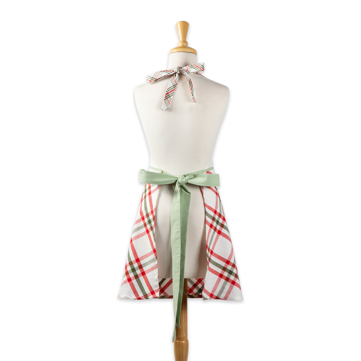 DII Cotton Christmas Skirt Apron, Jolly Tree