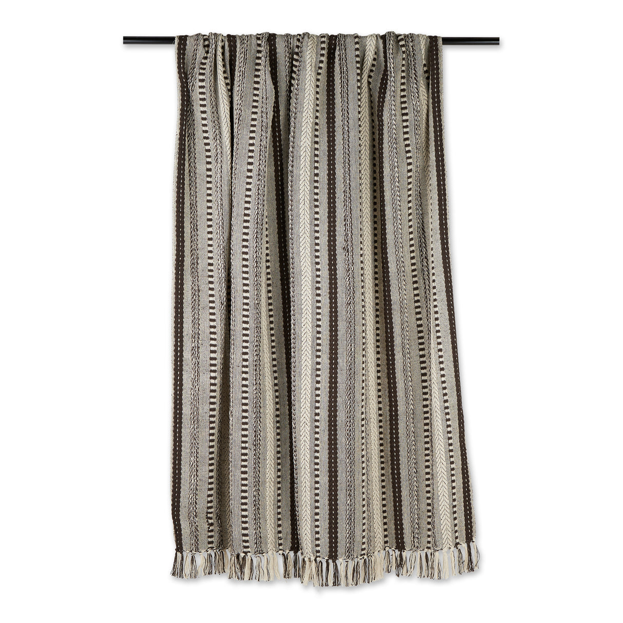 DII-Braided-Stripe-Cotton-50x60-inch-Throw-Blanket,-Barn-Red-THROW