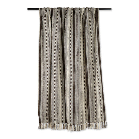 DII-Braided-Stripe-Cotton-50x60-inch-Throw-Blanket,-Barn-Red-THROW