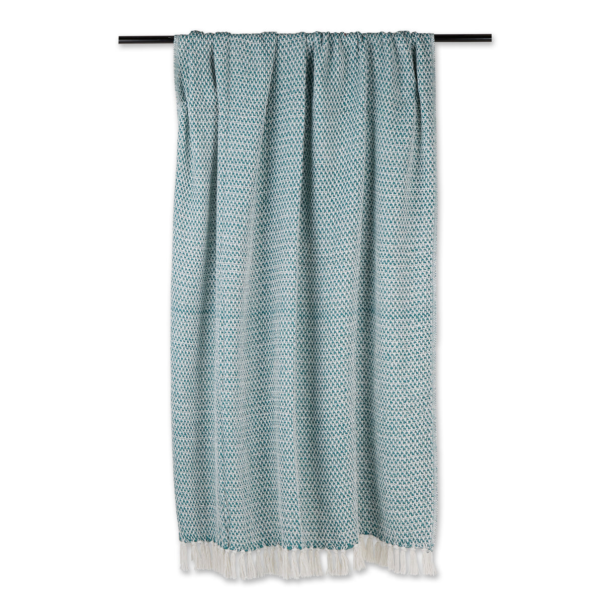 DII-Cotton-Woven-Throw-Blanket,-50x60-inch,-Teal-THROW
