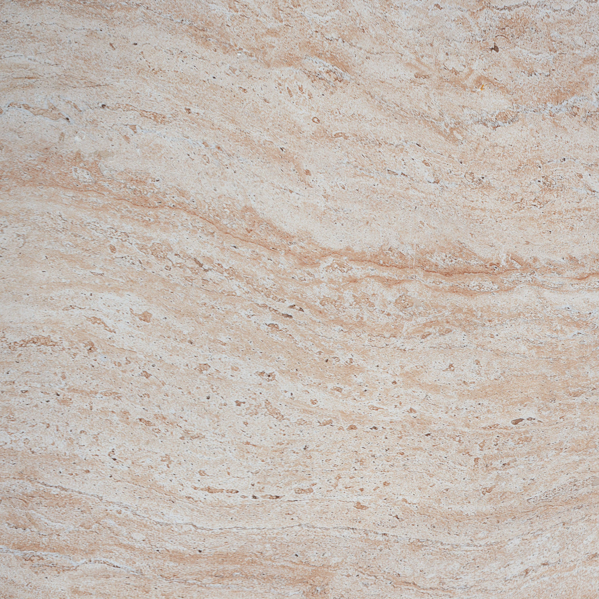 Elegant Travertine Finish Indoor/Outdoor Lightweight Concrete Side Table