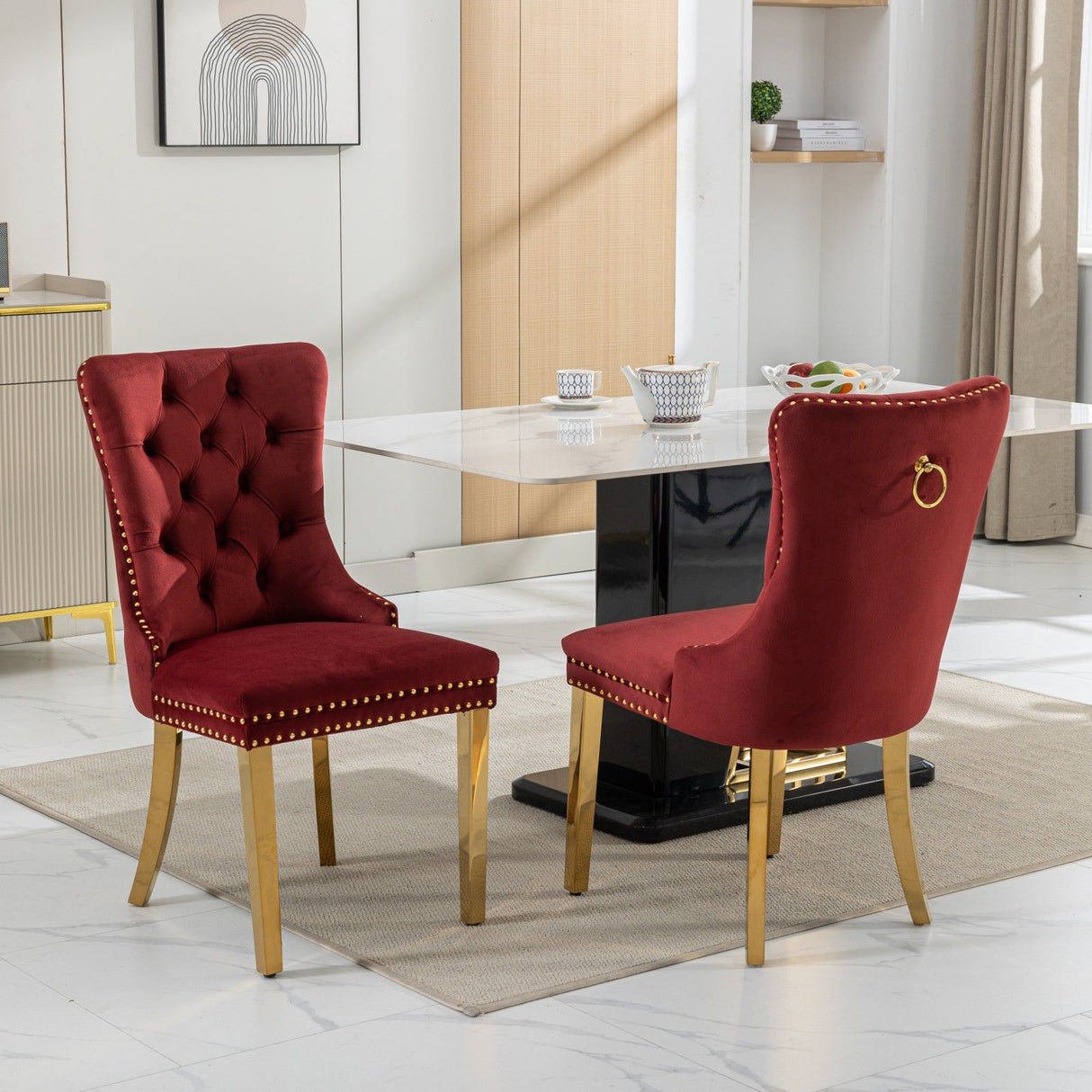 Nikki - Modern, High-End Tufted Dining Chair (Set of 2)