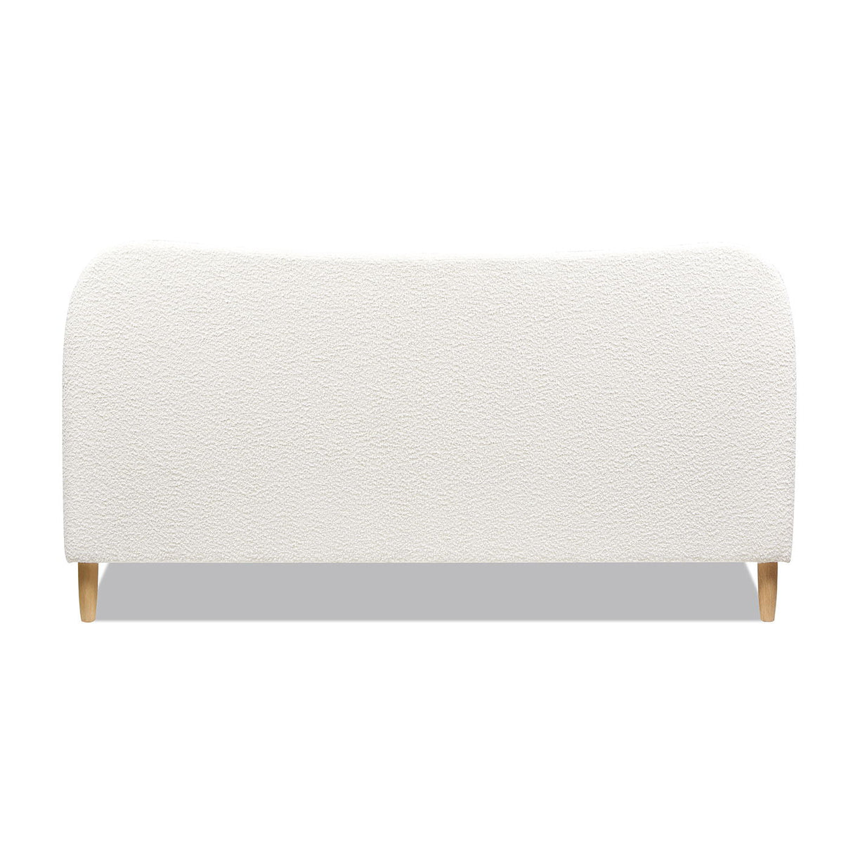 Roman - Curved Headboard Upholstered Platform Bed