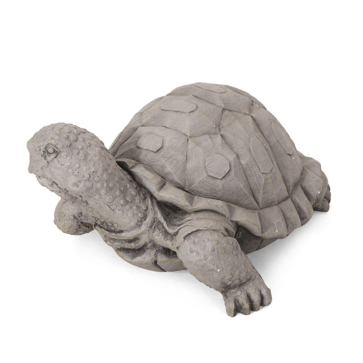 Turtle Decor Outdoor Turtle Statue in Dark Gray