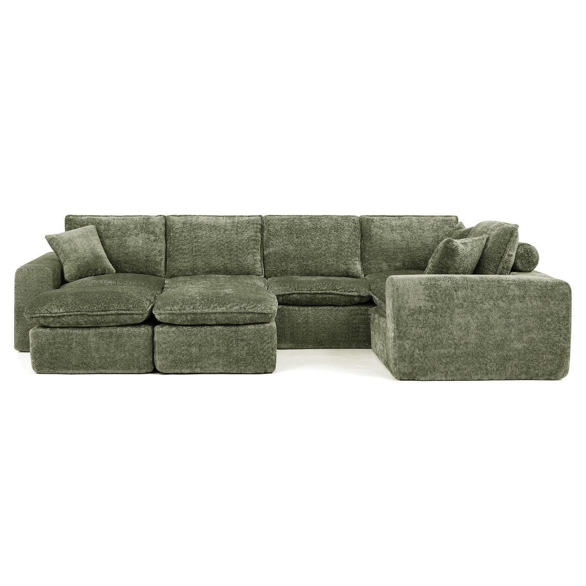 Sectional Sofa With Moveable Ottoman