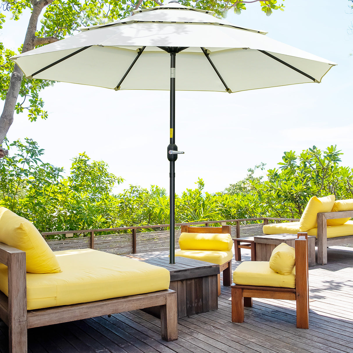 9ft-3-tiers-patio-umbrella-outdoor-market-umbrella-with-crank,-push-button-tilt-for-deck,-backyard-and-lawn,-beige-Umbrellas-&-Sunshades