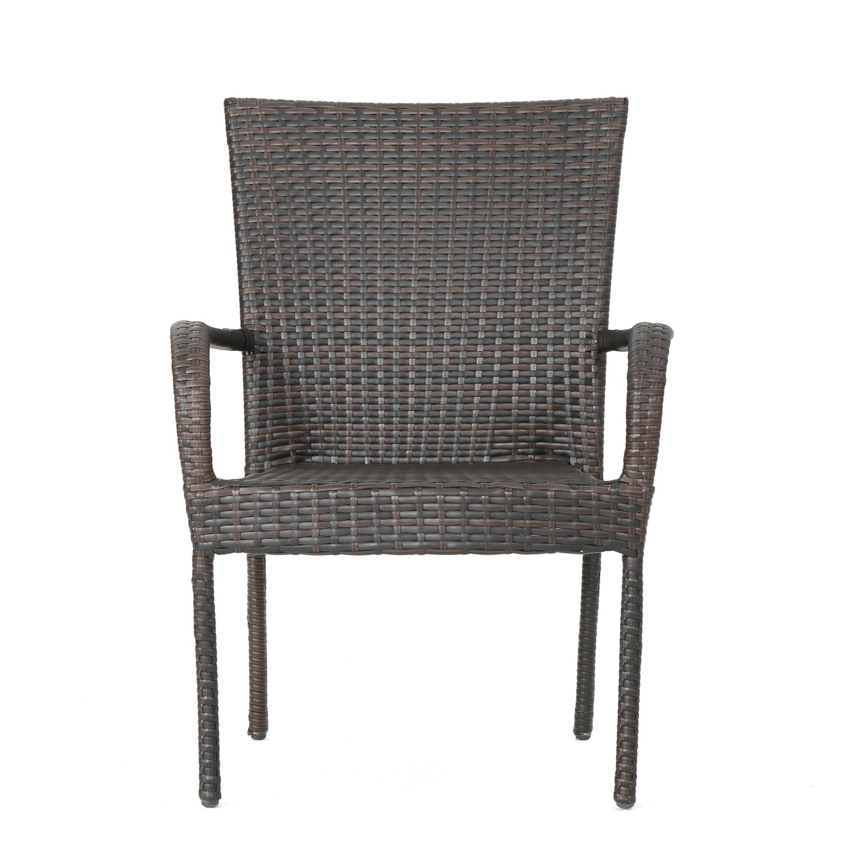 GigaTech Brown PE Rattan Outdoor Chairs Set of 3