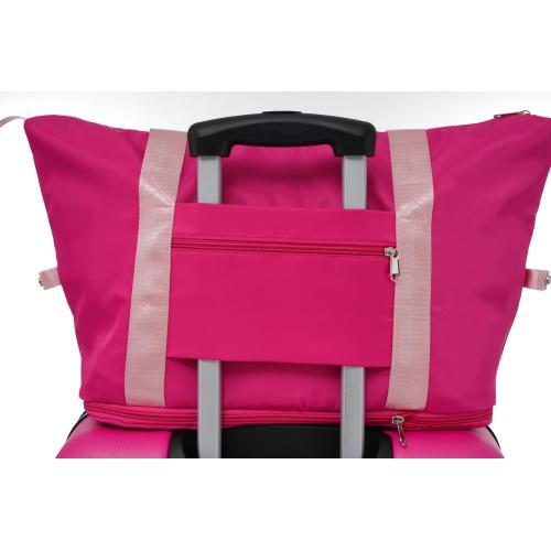 Hardshell Luggage Sets 2 Pieces + Bag Spinner Suitcase With TSA Lock Lightweight 20" / 28" - Pink