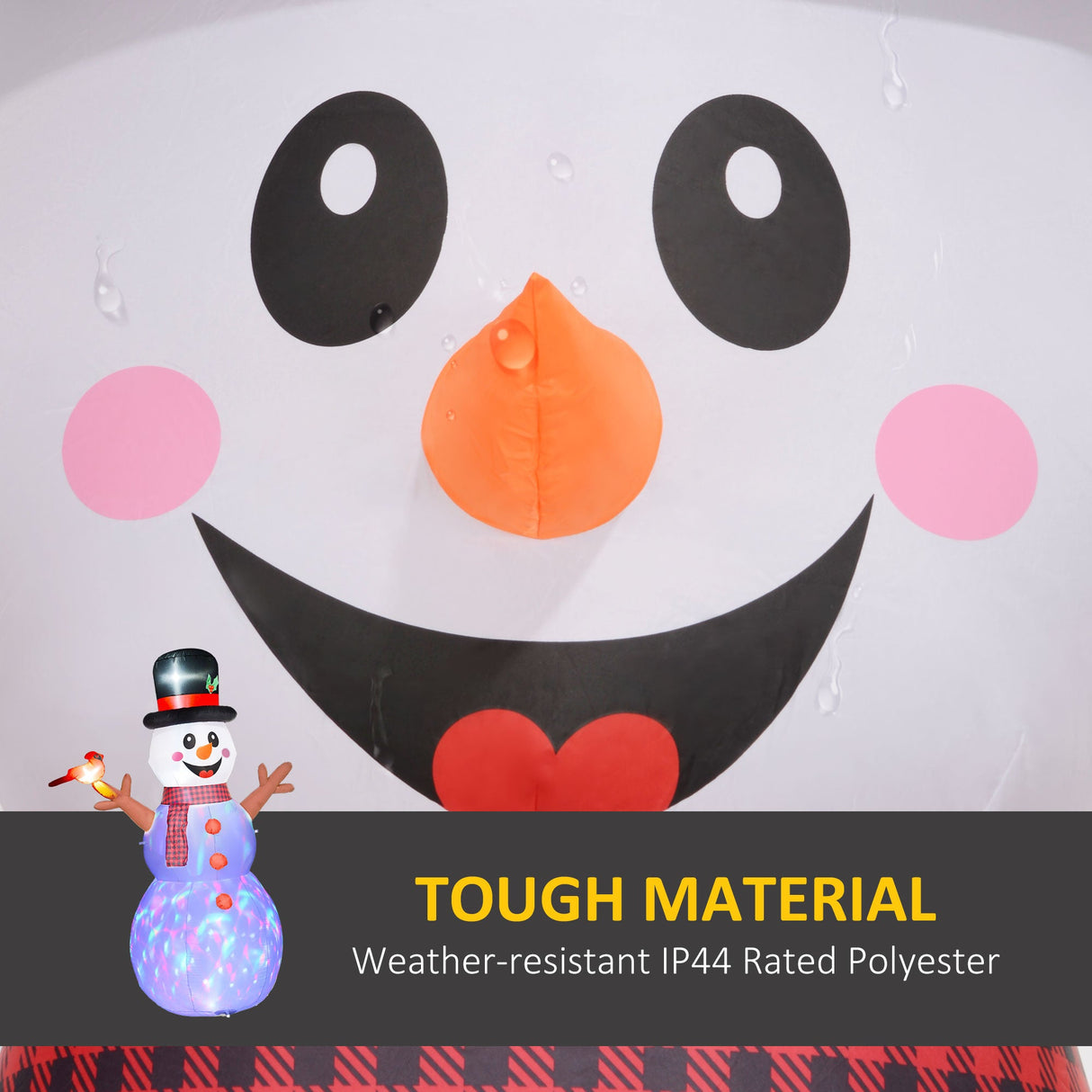 Outsunny 7.9' Christmas Inflatables Snowman