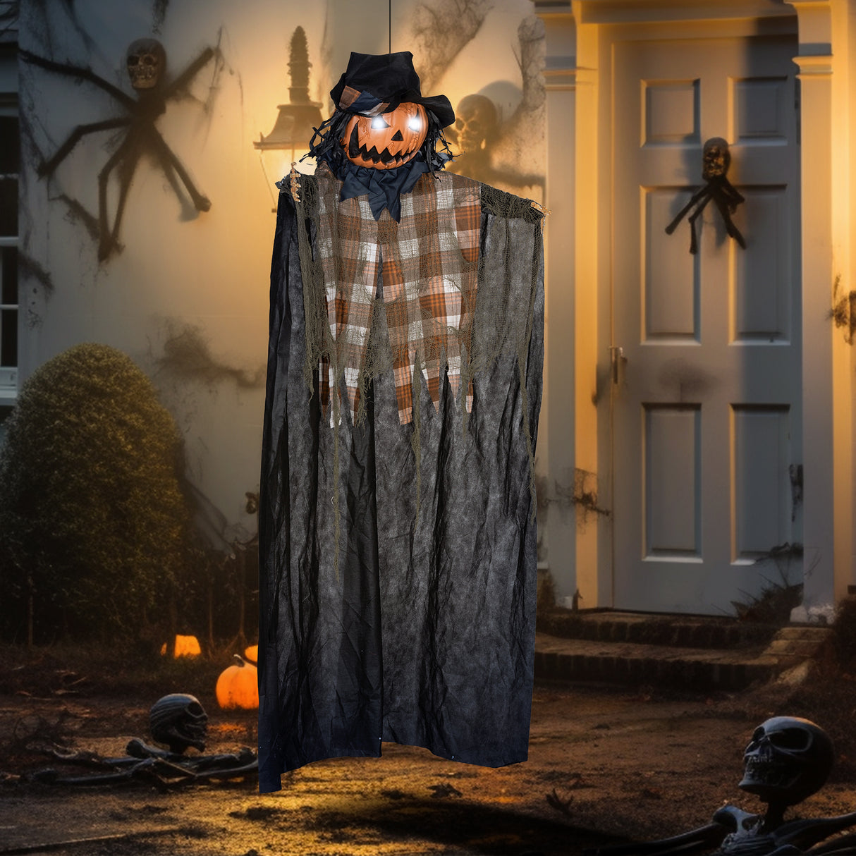 6'-Life-Size-Sound-Activated-Pumpkin-Ghost-With-LCD-Eyes-