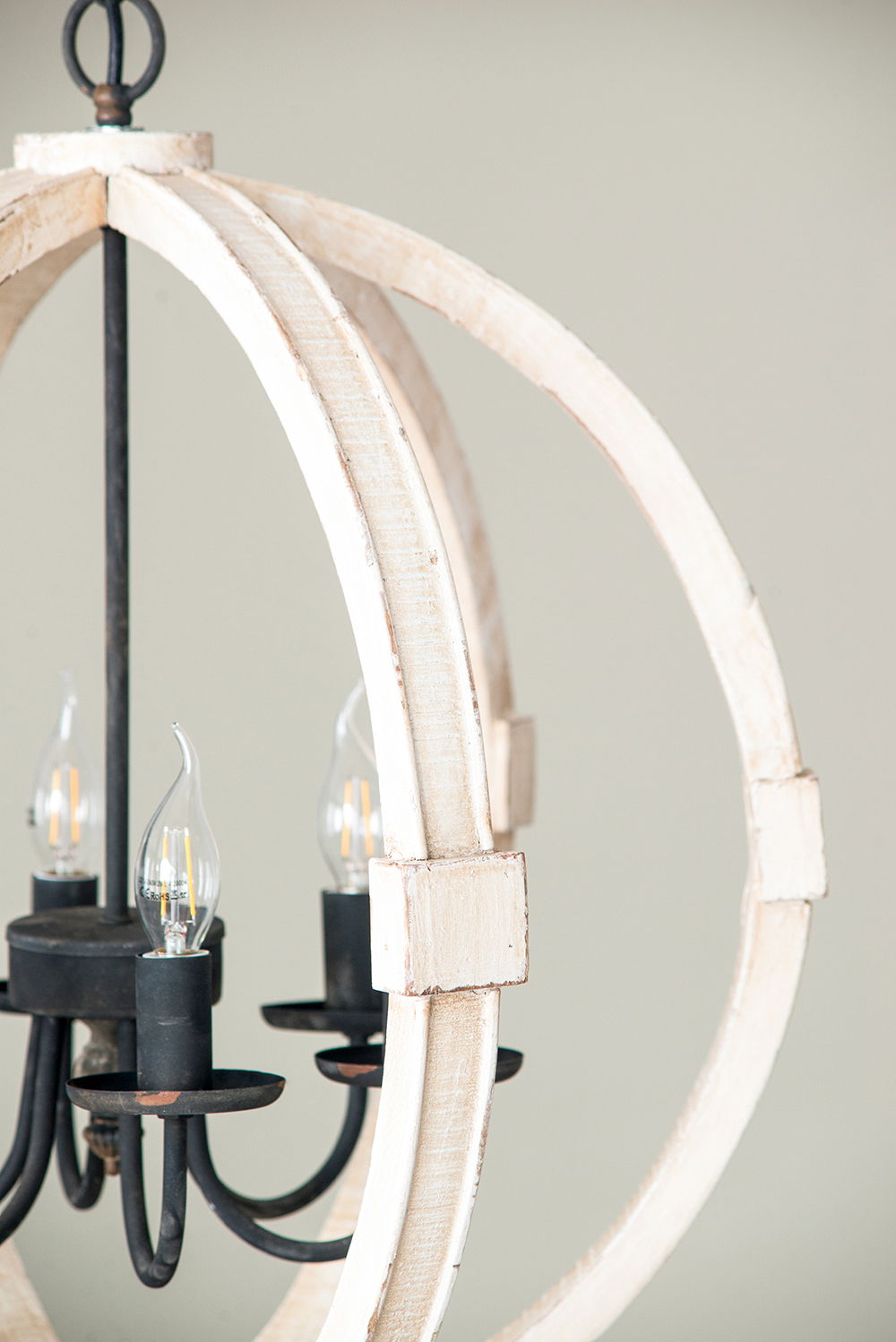 Chandelier Hanging Light Fixture with Adjustable Chain for Kitchen