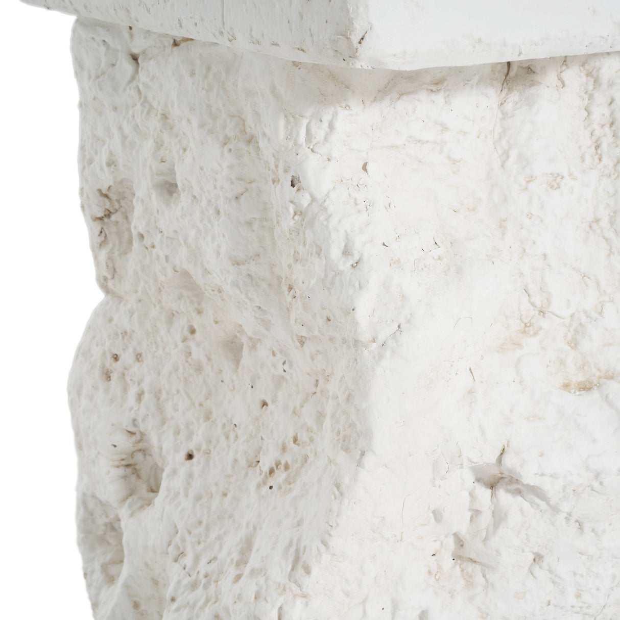 Talia Outdoor Patio Modern Artistry MGO Side Table, White