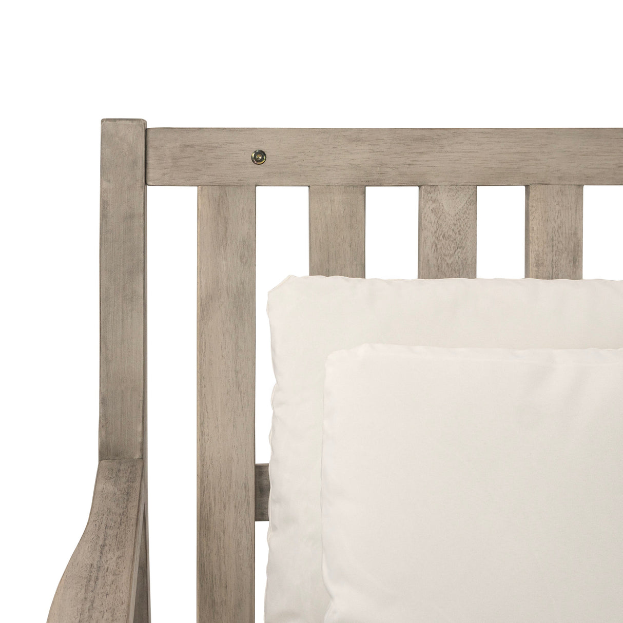Outdoor Daybed With Four Pillows (Gray+Beige Cushion)