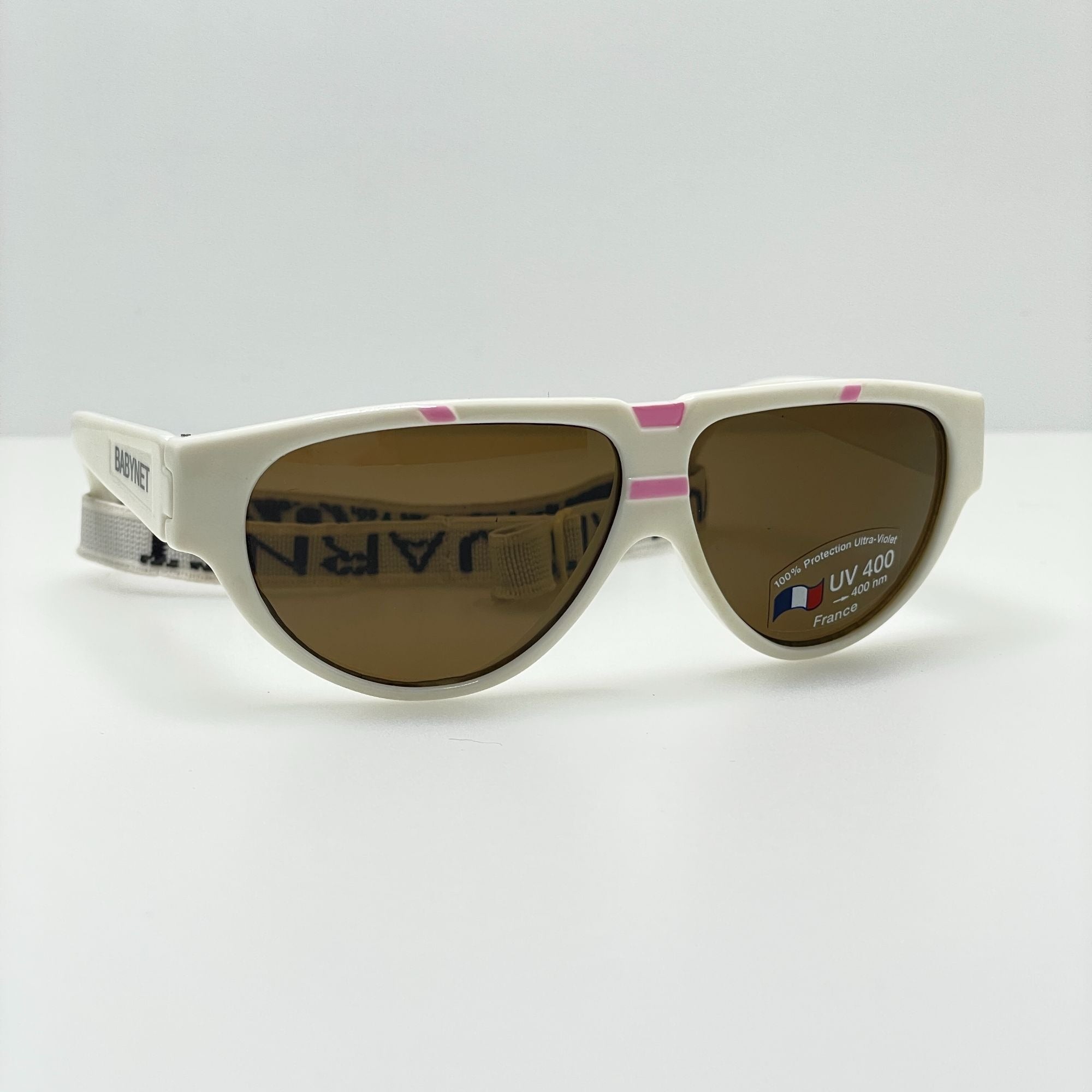Vuarnet-Sunglasses-Babynet-Pouilloux-Paris-France-Vintage-White-Sunglasses