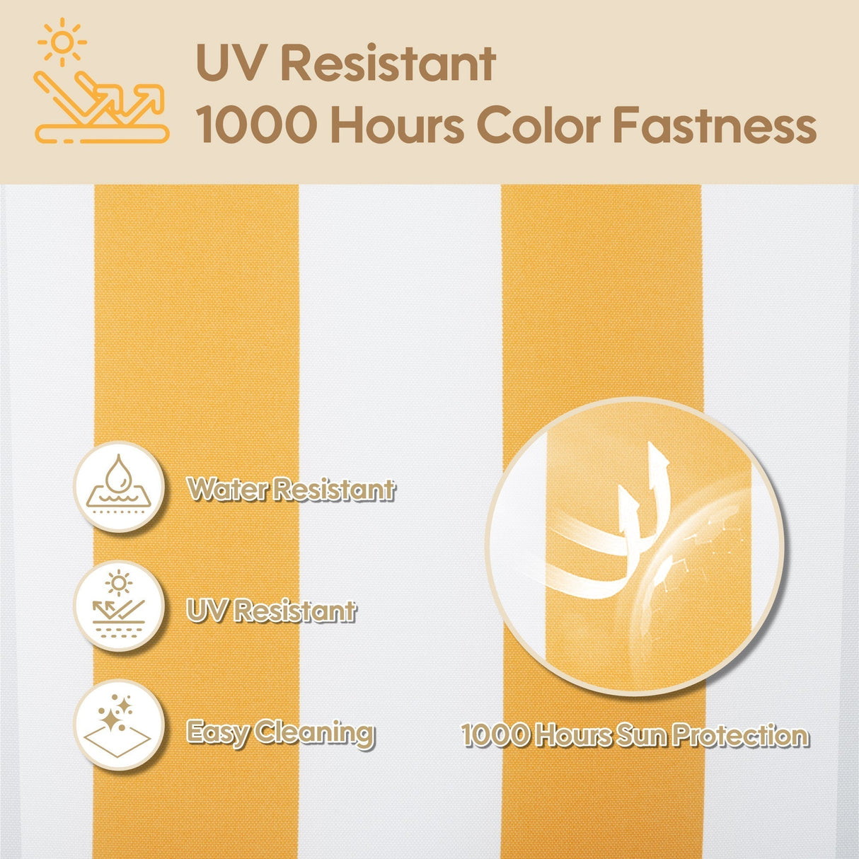 24x24 Inch Outdoor Deep Seat Cushion Set