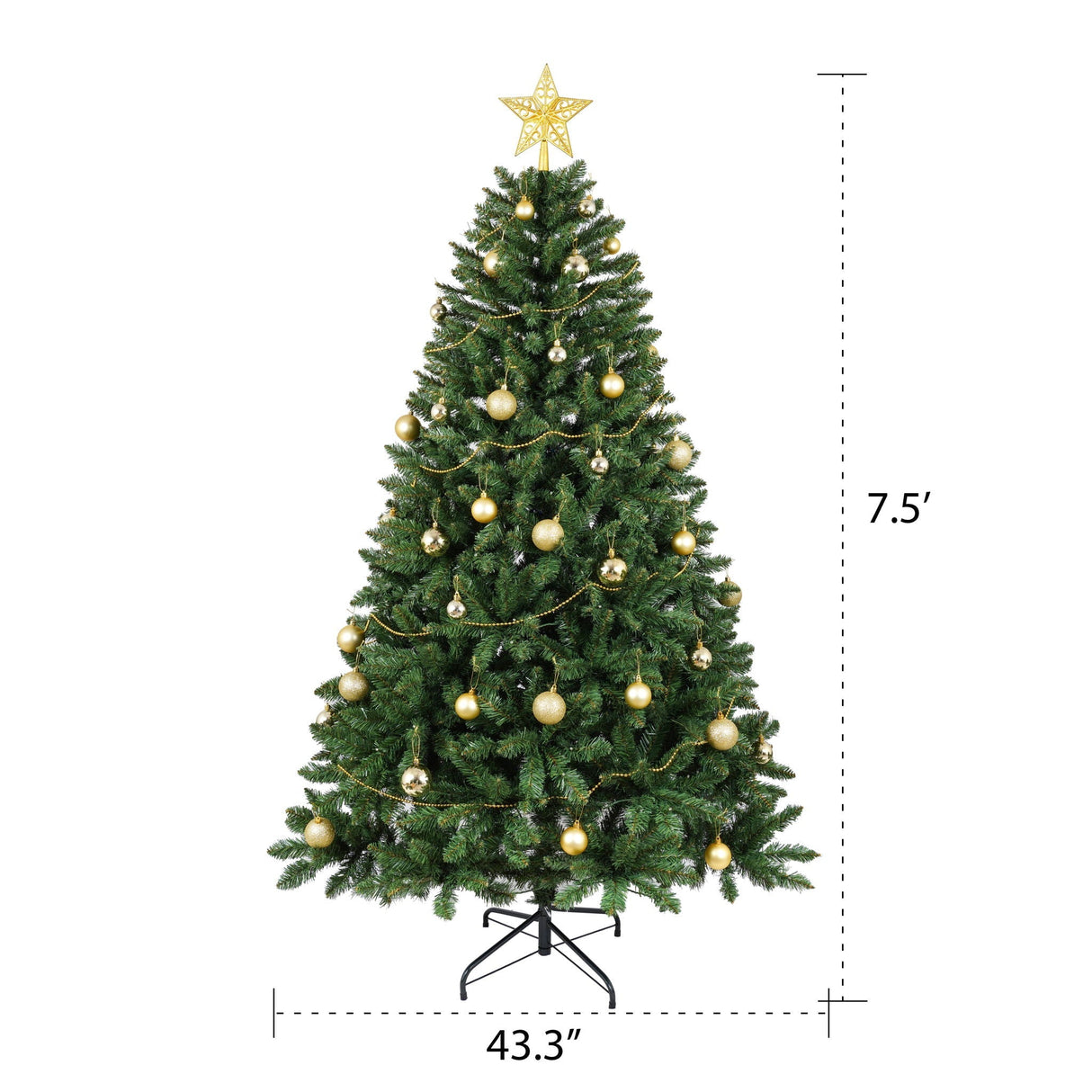 Christmas Tree With Warm LEDs