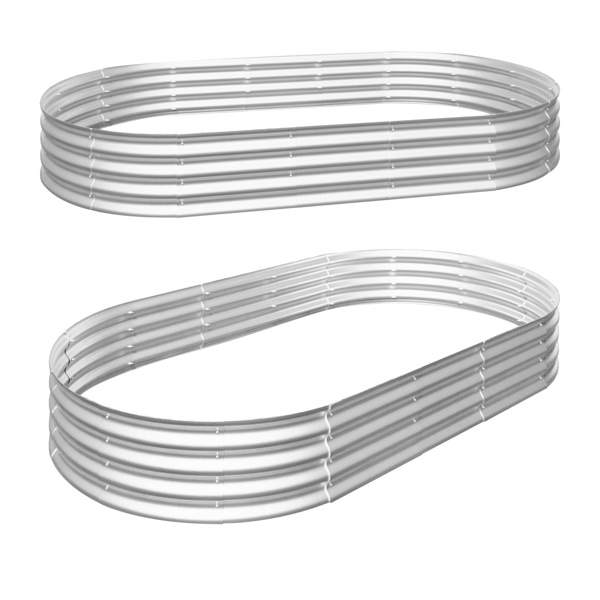 Heavy Duty Galvanized Raised Garden Bed Kit 8x4x1ft