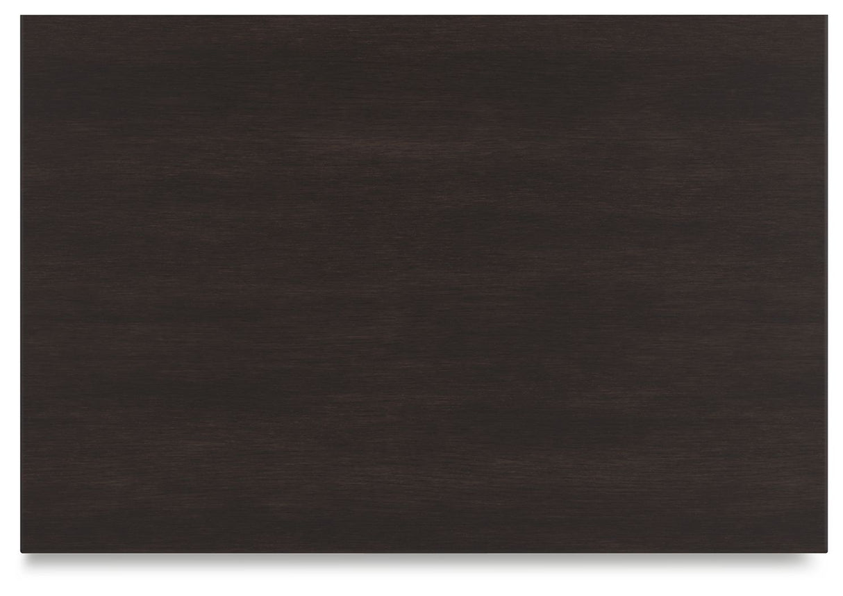 Covetown - Two Drawer Night Stand - Dark Brown