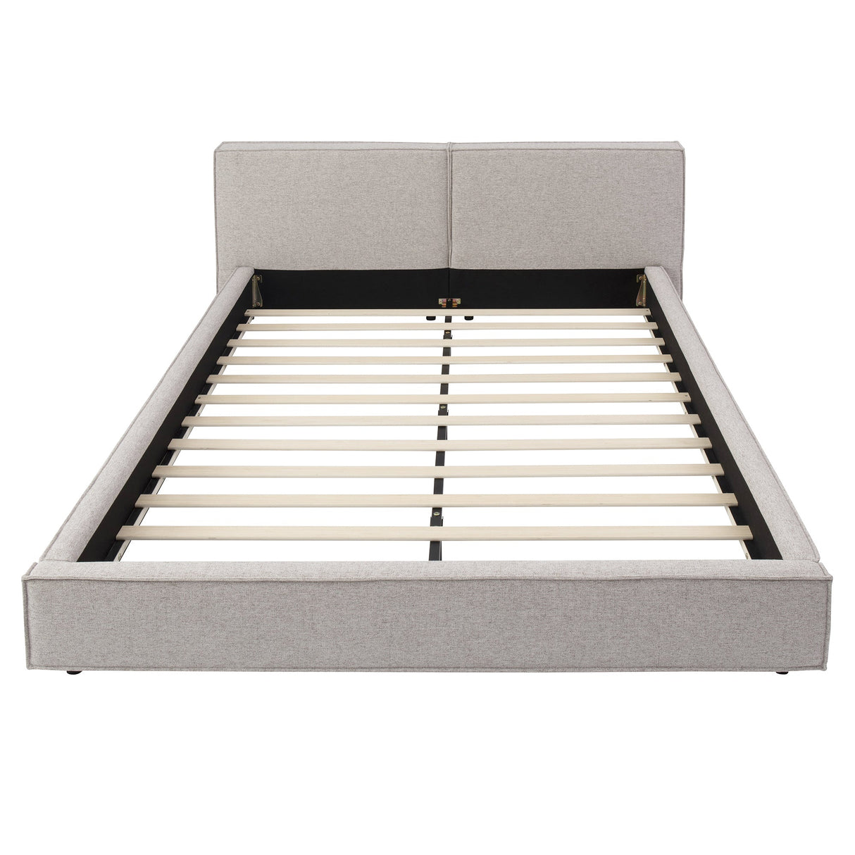 Modern Tufted Queen Size Upholstered Platform Bed Frame