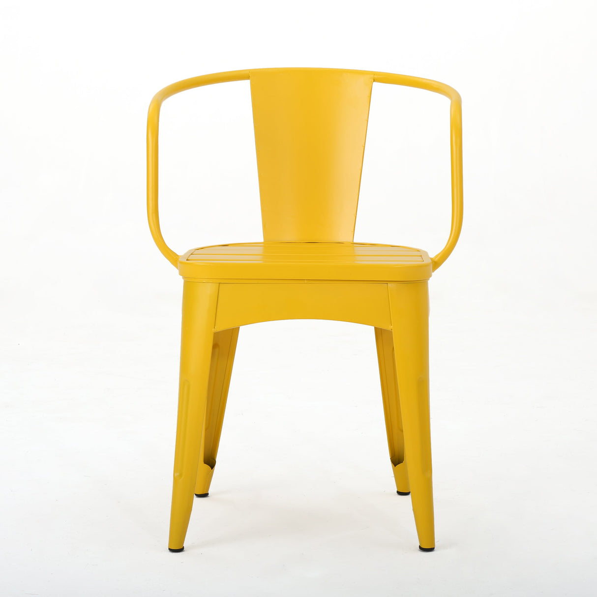 Bright Finish Colmar 3-Piece Yellow Iron Bistro Set