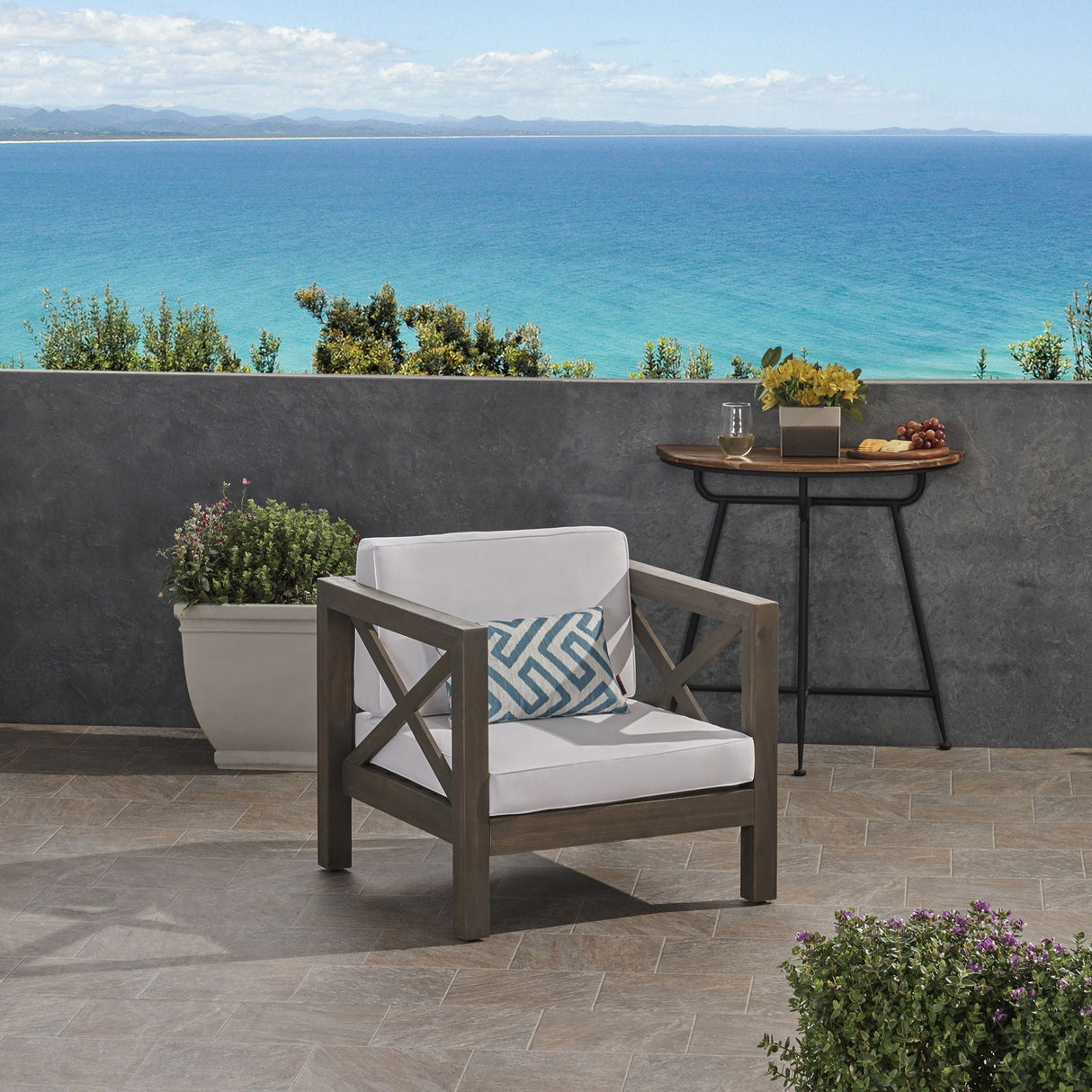 Brava - Mid - Century Modern Club Chair With Water Resistant Cushions