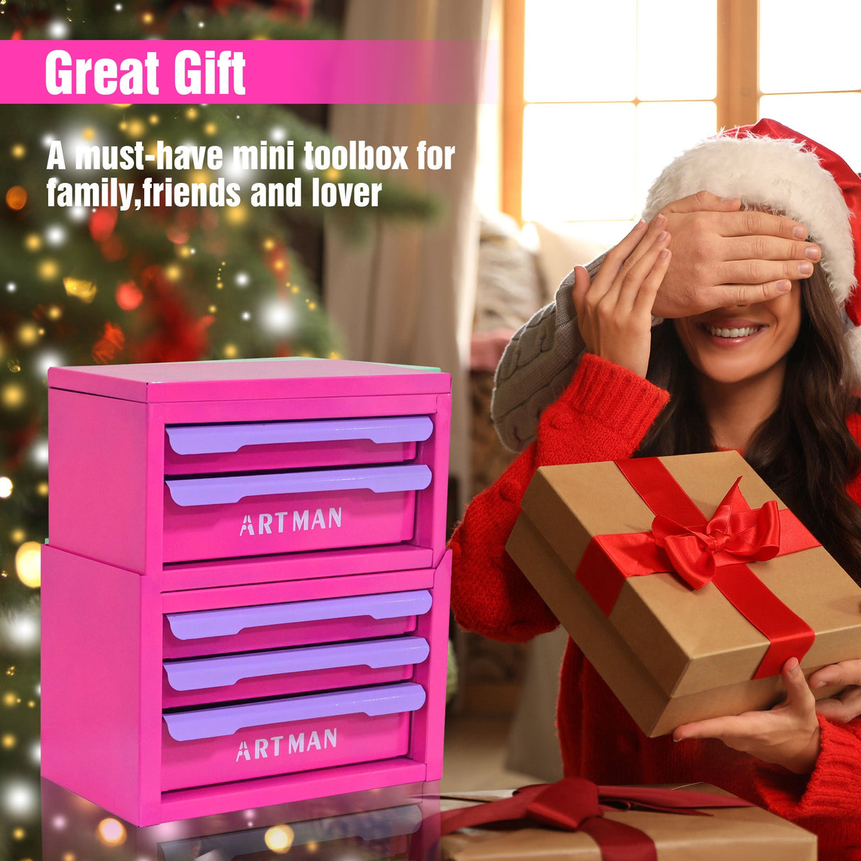 Drawer-Style Desktop Storage Box