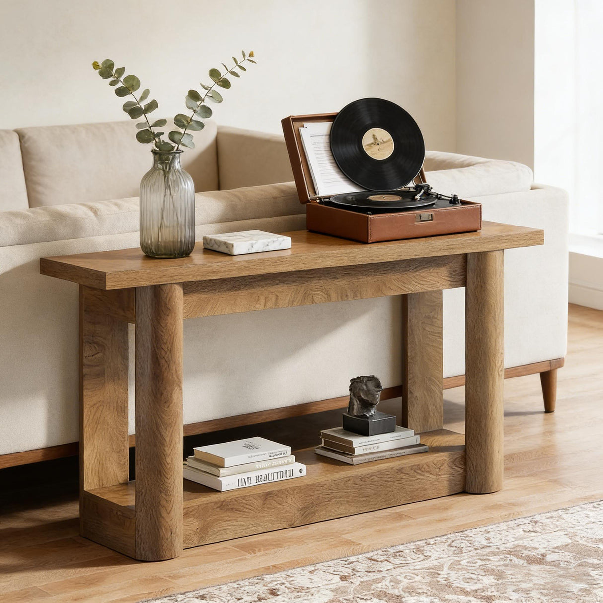 2-Tier Foyer Table,Entryway Sofa Table,Console Table