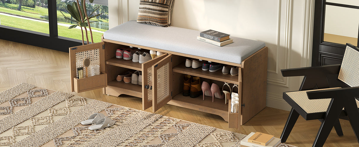 TREXM Rustic Storage Bench
