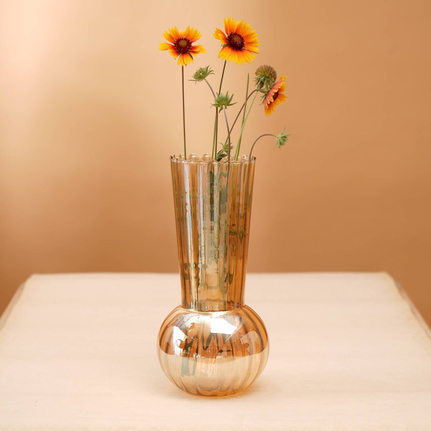 Whimsy-Whirlpool-Small-Vase-–-6.2-x-9.2-Inch--Elegant-Decorative-Accent-for-Home,-Office-&-Events--Modern-Swirl-Design-for-Floral-Arrangements-&-Centerpieces-