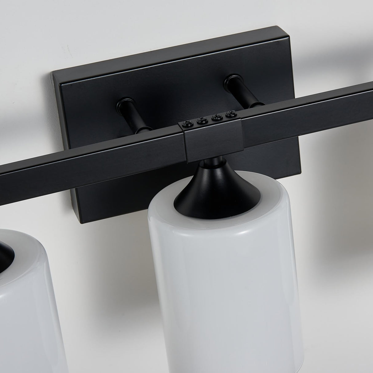 5-Light Matte Black Bathroom Lighting