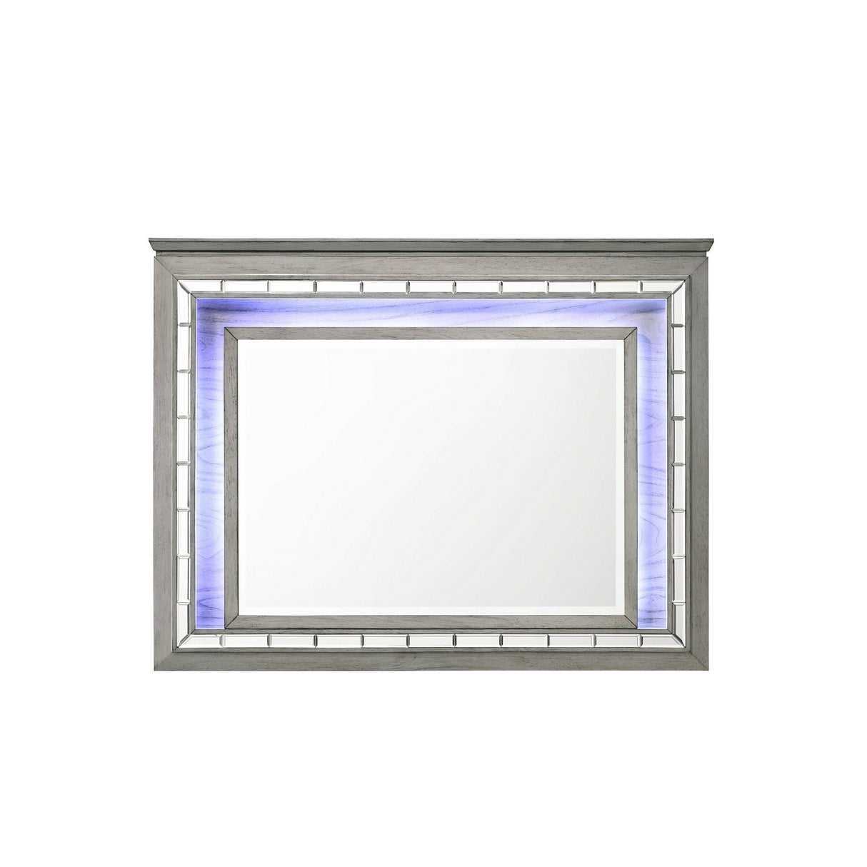 Antares - Mirror With LED - Light Gray