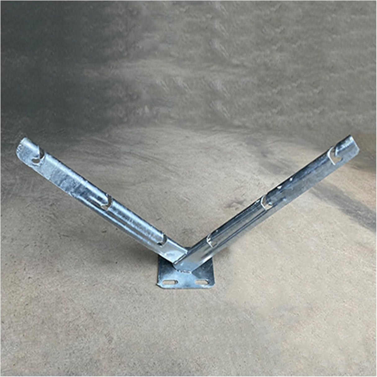 Galvanized V Bracket For Razor Wire Extension Fence Support - 1 Pair - Silver