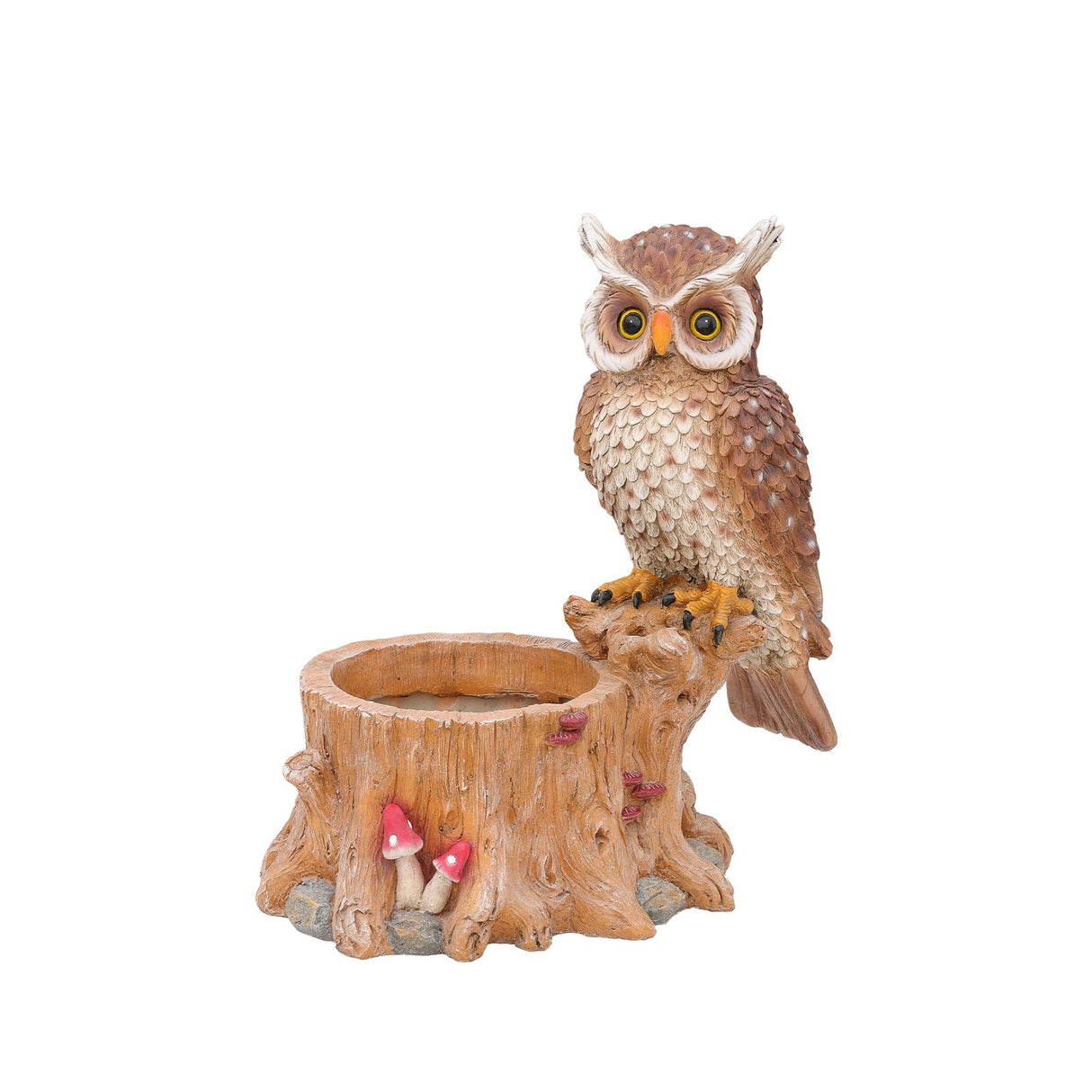 Decorative Owl Garden Planter Pot on Branch
