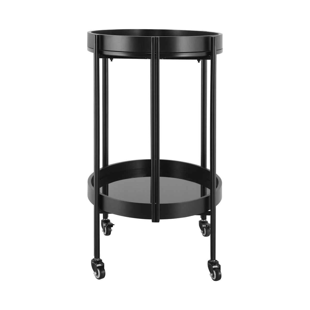 Oval Kitchen Island & Bar Cart