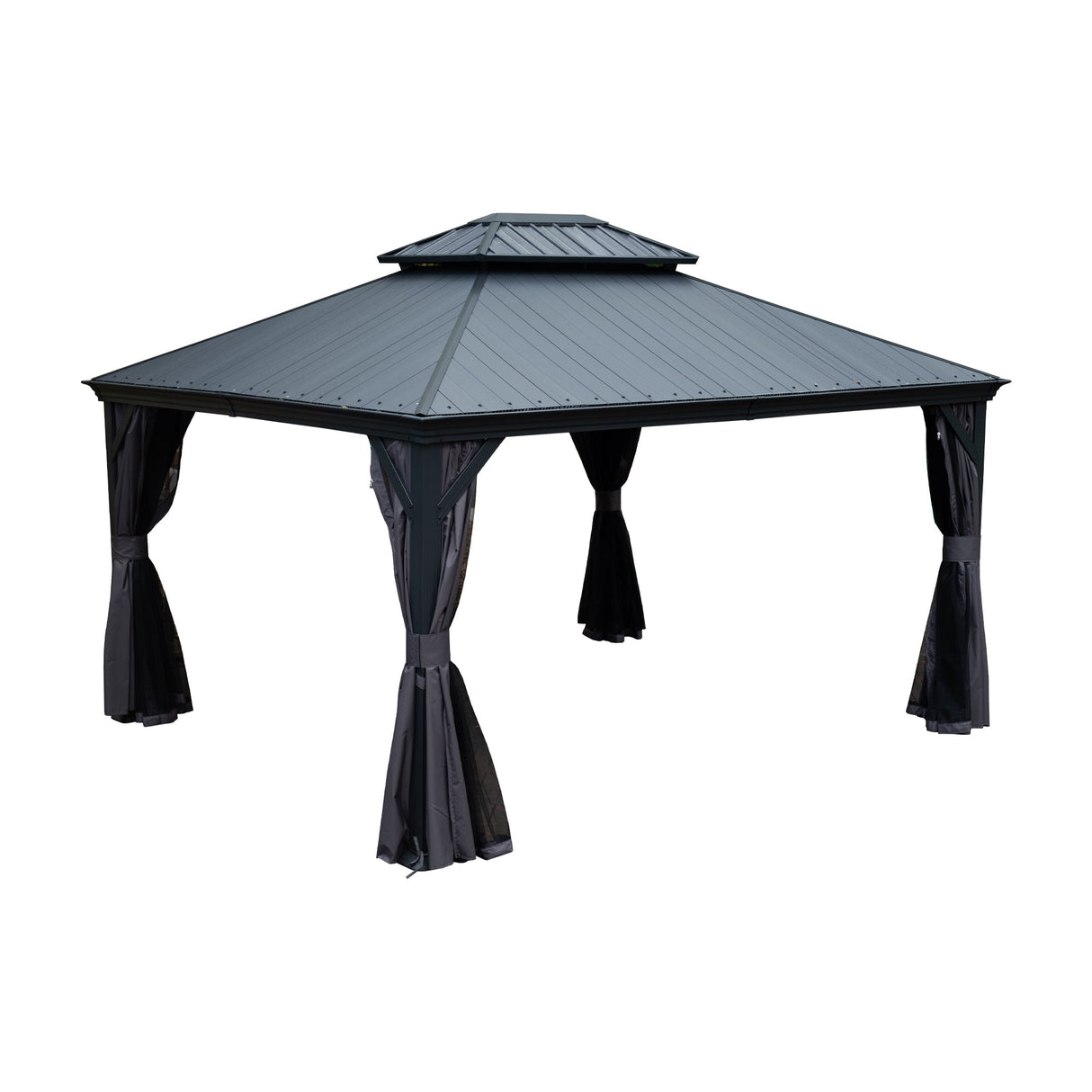 10'x12' Hardtop Gazebo with Resin Roof