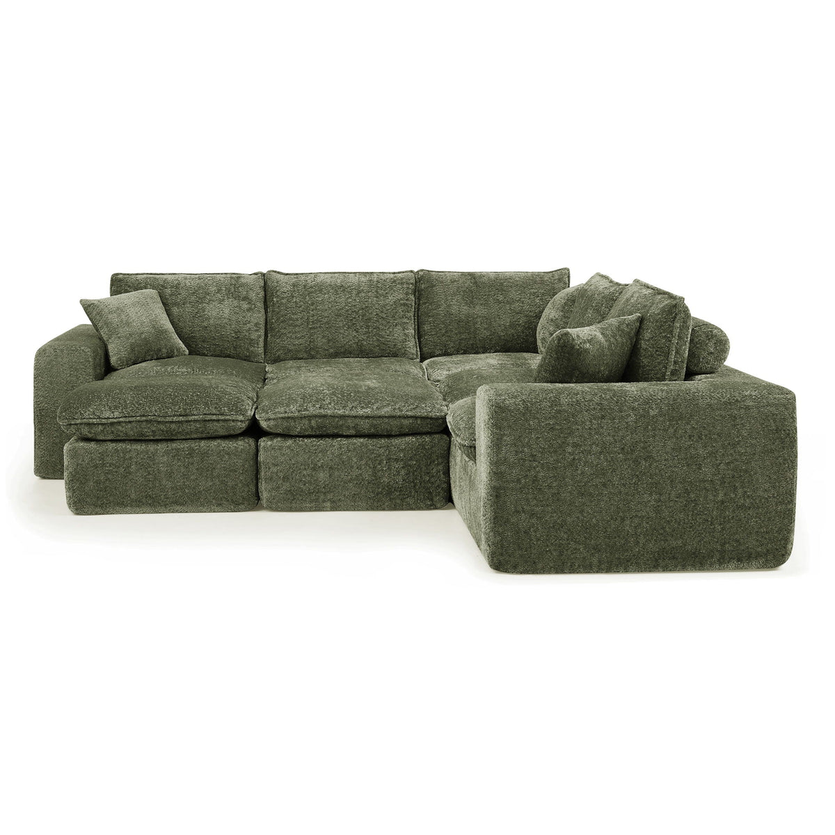 Sectional Sofa With Moveable Ottoman