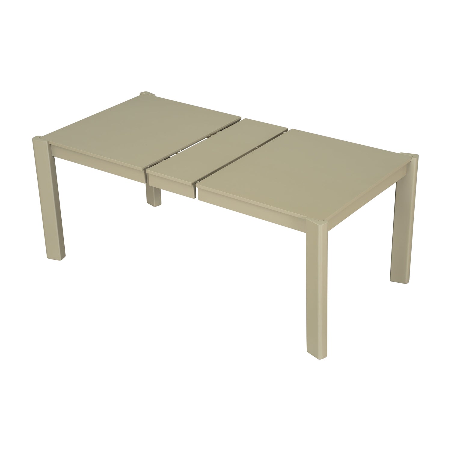 Meridian Extendable Solid Wood & Rattan Dining Set